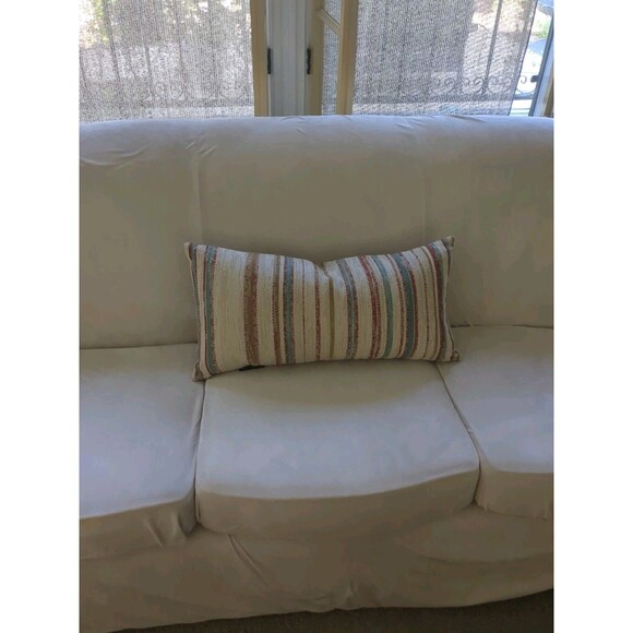 425 South Los Angeles  Anthro Lumbar Pillow Tribal Pattern Feather Down Pillow - Picture 8 of 8